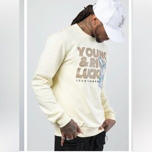 BKYS Young and Rich n Lucky Crewneck Sweatshirt
